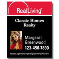 Real Living Replacement Signs ANY 30X24_2CB2_PHT _74 real estate sign